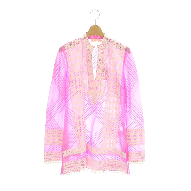 未使用品 トリーバーチ TORY BURCH RACHEL TUNIC チュニック ブラウス 