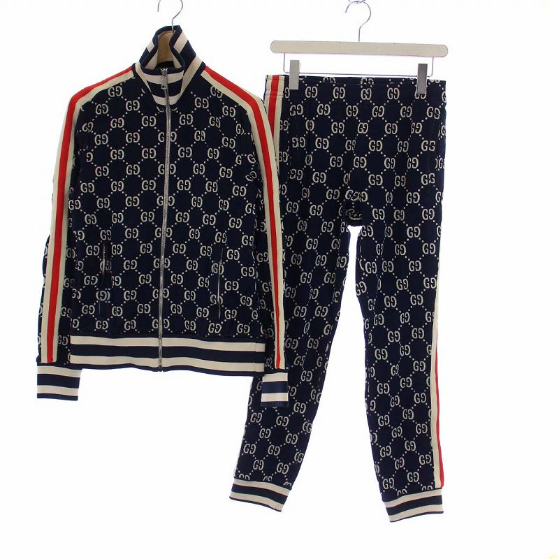 グッチ GUCCI GGジャカード コットン ジャケット ジョギングパンツ 