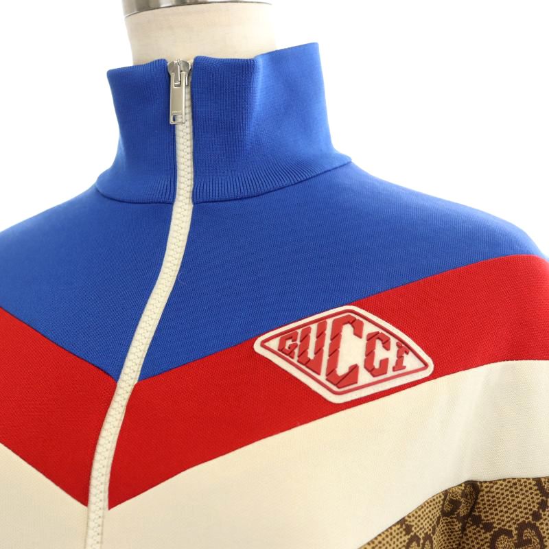 グッチ GUCCI GGテクニカル ジャージー ドレス ハーフジップ  