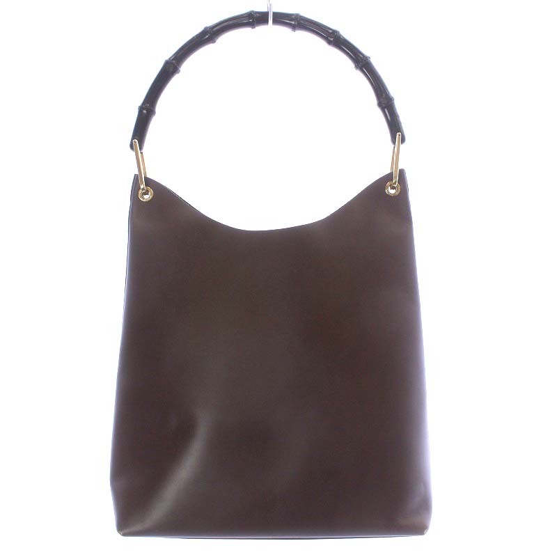 グッチ GUCCI バンブー ショルダーバッグ ワンショルダー レザー 