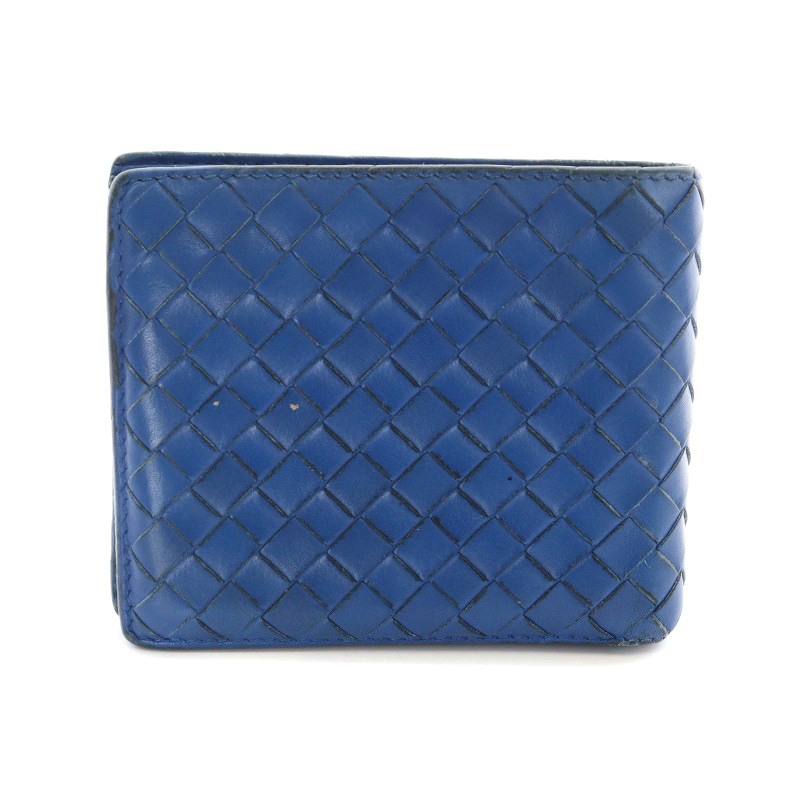 【美品】ボッテガヴェネタ 2つ折財布 イントレチャート 革 黒 青 バイカラー 楽天市場】ボッテガヴェネタ 二つ折り財布 イントレチャート