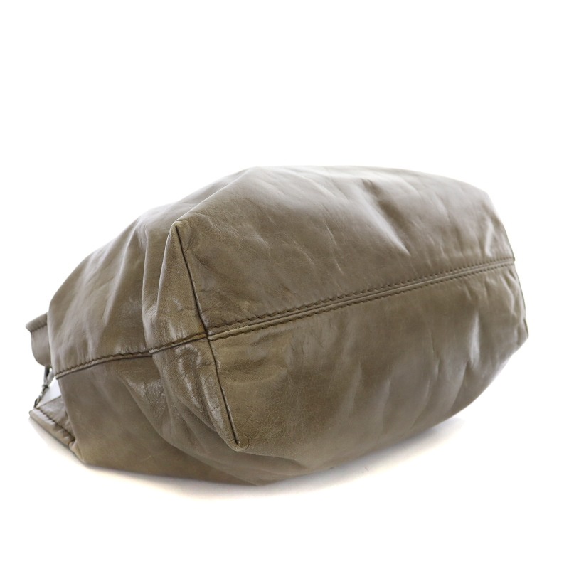 プラダ PRADA 2wayトートバッグ ショルダーバッグ レザー 三角プレート  