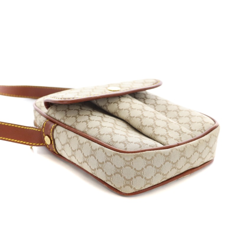 セリーヌ CELINE マカダム ミニポシェット ショルダーバッグ  