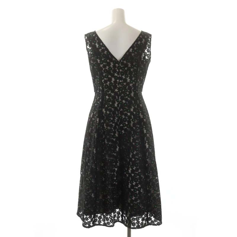 グレースクラス GRACE Class フラワー配色刺繍ドレス ワンピース  