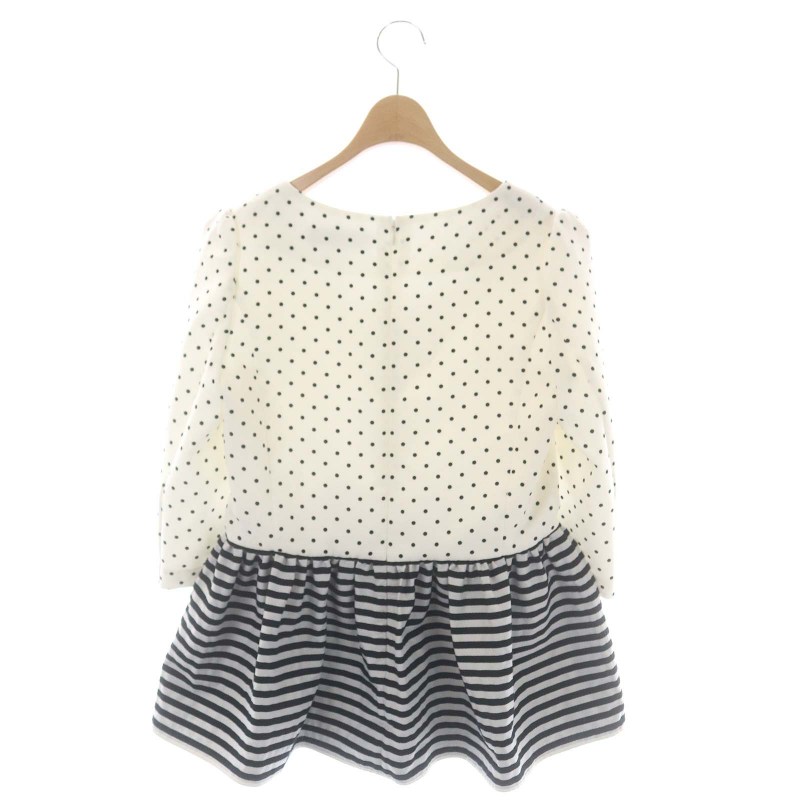 中古】BORDERS at BALCONY FLARE DOTS BLOUSE - メルカリ｜長袖