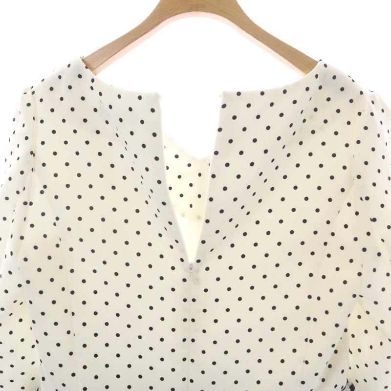 中古】BORDERS at BALCONY FLARE DOTS BLOUSE - メルカリ｜長袖