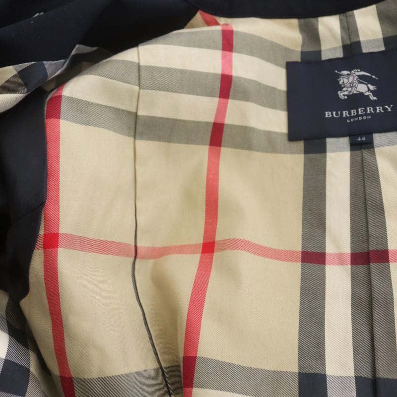 大きいサイズ44☆バーバリーロンドン　ショートトレンチコート　ノバチェック バーバリー ロンドン BURBERRY LONDON ノバチェック ショート