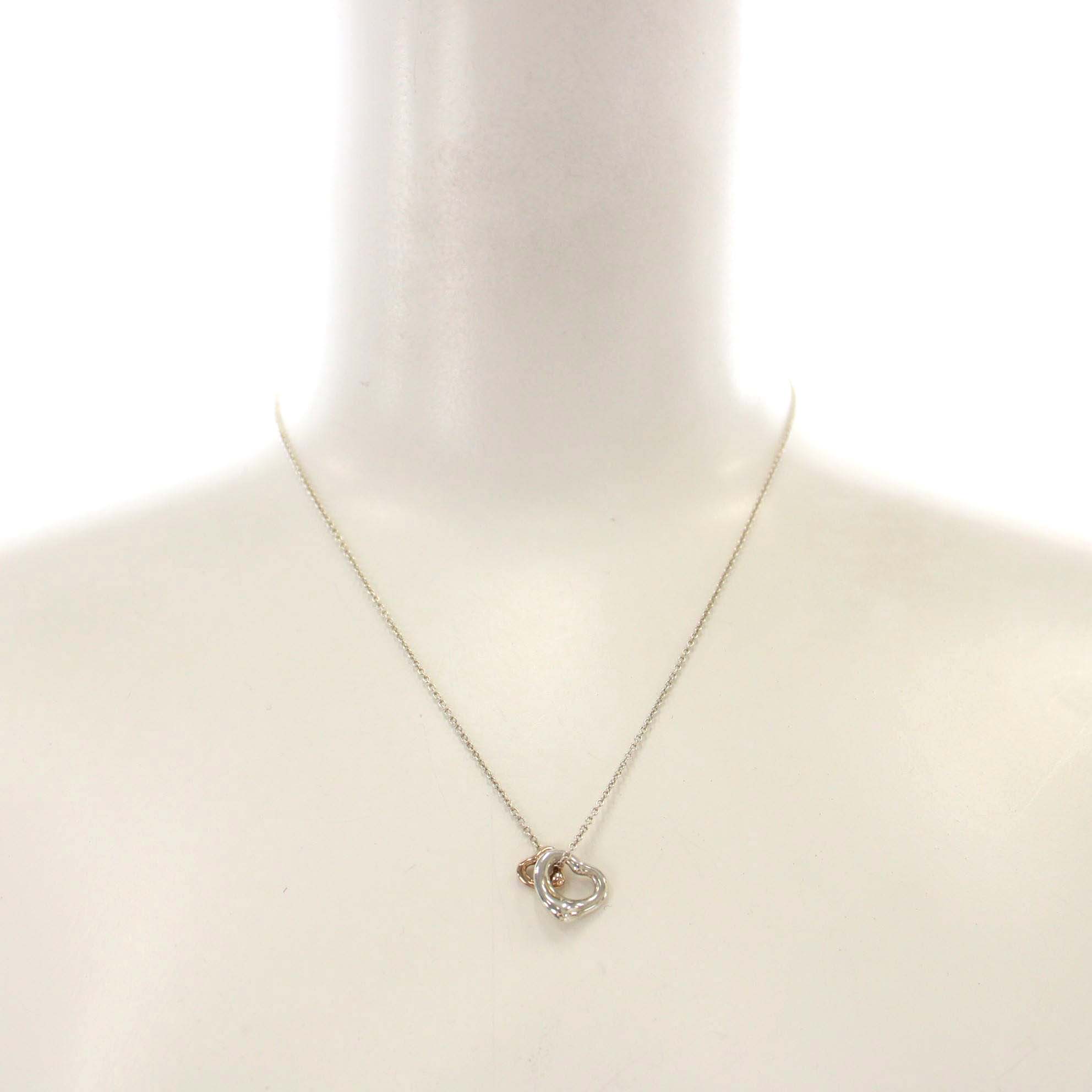 ティファニー TIFFANY & CO. ダブルオープンハート ネックレス AG925 