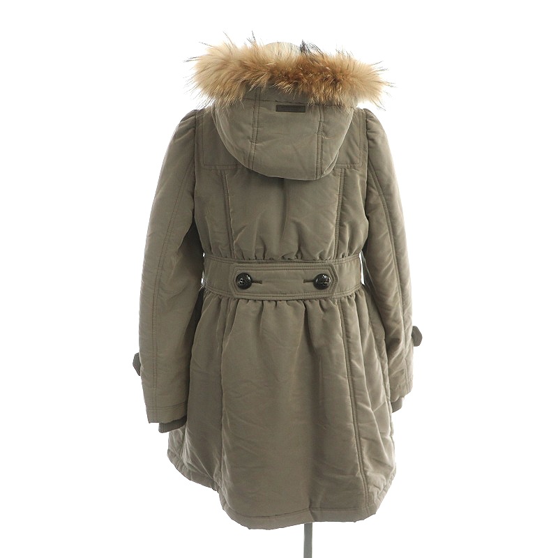 バーバリーブルーレーベル BURBERRY BLUE LABEL ダッフルコート ロング