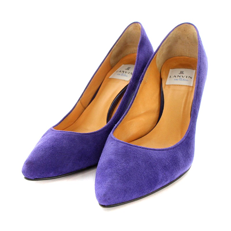 新品未使用 LANVIN en とりあい Blueパンプス