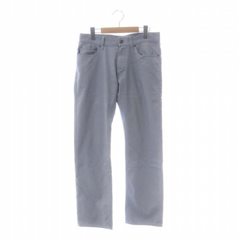 バーバリー/BURBERRY‡80cm ロングパンツ/長ズボン ブルー【中古