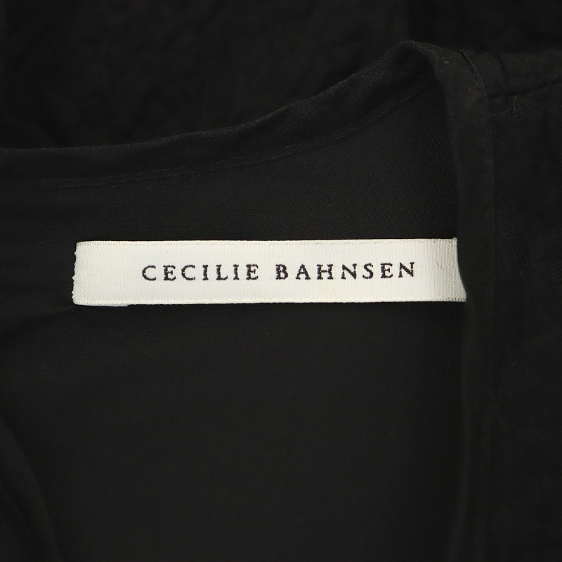 セシリーバンセン CECILIE BAHNSEN フラワー エンボス ブラウス 