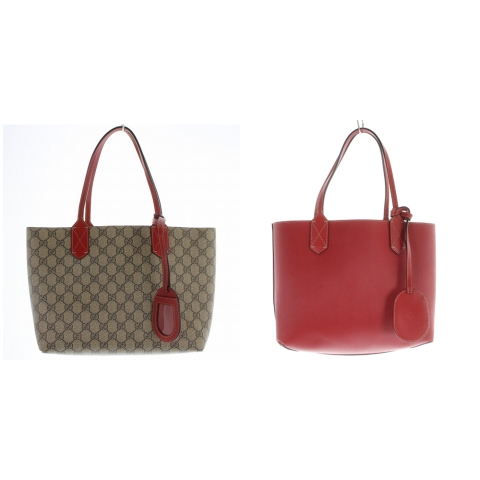 グッチ GUCCI GGスプリーム リバーシブルトートバッグ ハンドバッグ  