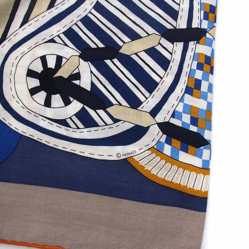 【優雅な魅力♪】 HERMES ショール 140 万華鏡効果 楽天市場】エルメス HERMES 大判ショール 140 カシミア シルク