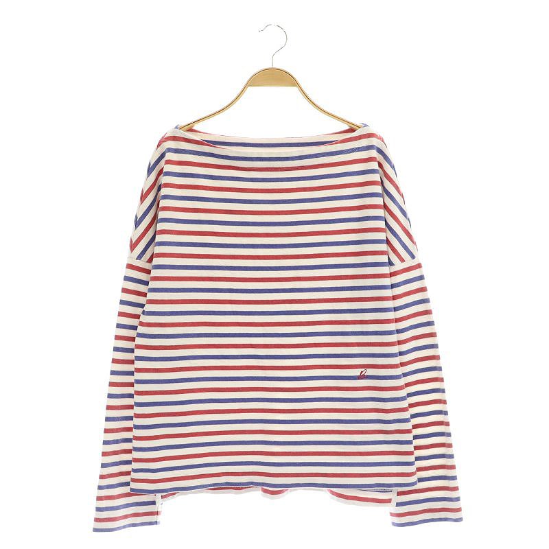 マディソンブルー MADISONBLUE 22AW BORDER ボートネックプルオーバー 
