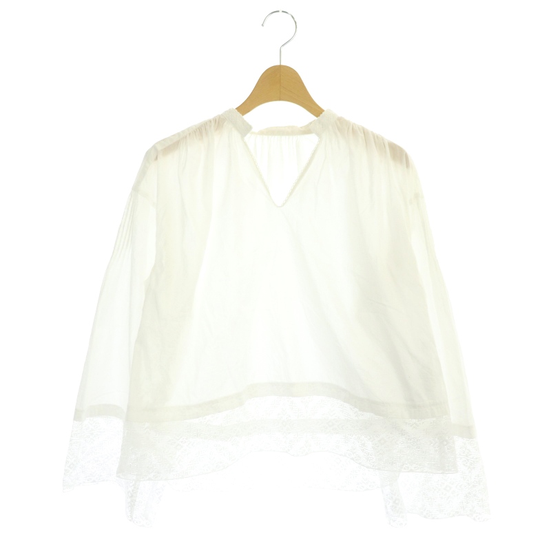 スピック&スパン Spick&Span 23SS レースヴィンテージライクブラウス  