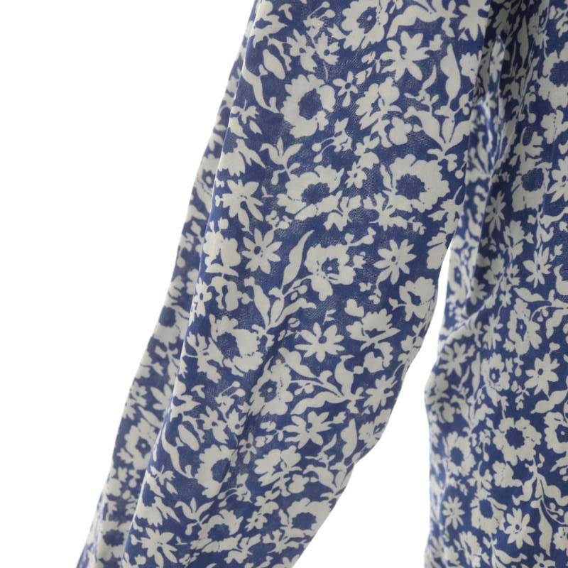 ポロ ラルフローレン POLO RALPH LAUREN 花柄ブラウス シャツ シルク 