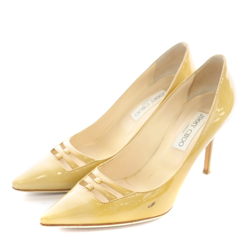 未使用 レース パンプス 24.5cm （ジミーチュウ JIMMY CHOO パンプス 