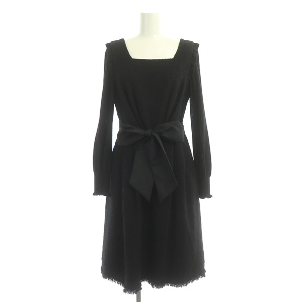 トゥービーシック TO BE CHIC 2WAY ツイード ニット切替 ワンピース  