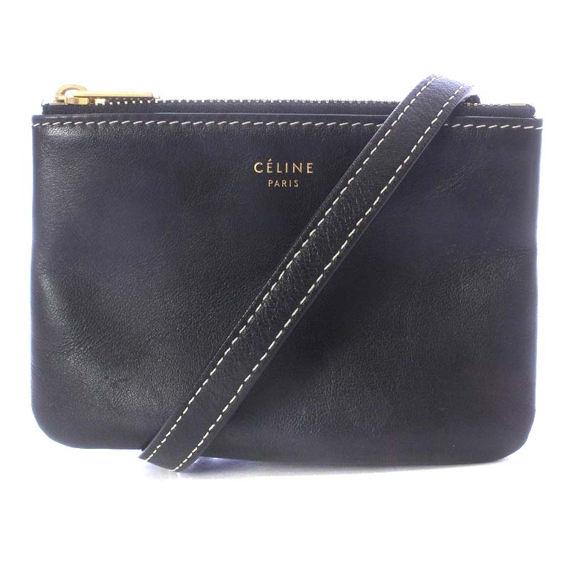 セリーヌ CELINE フィービーファイロ Mini Trio ショルダーバッグ ワン 