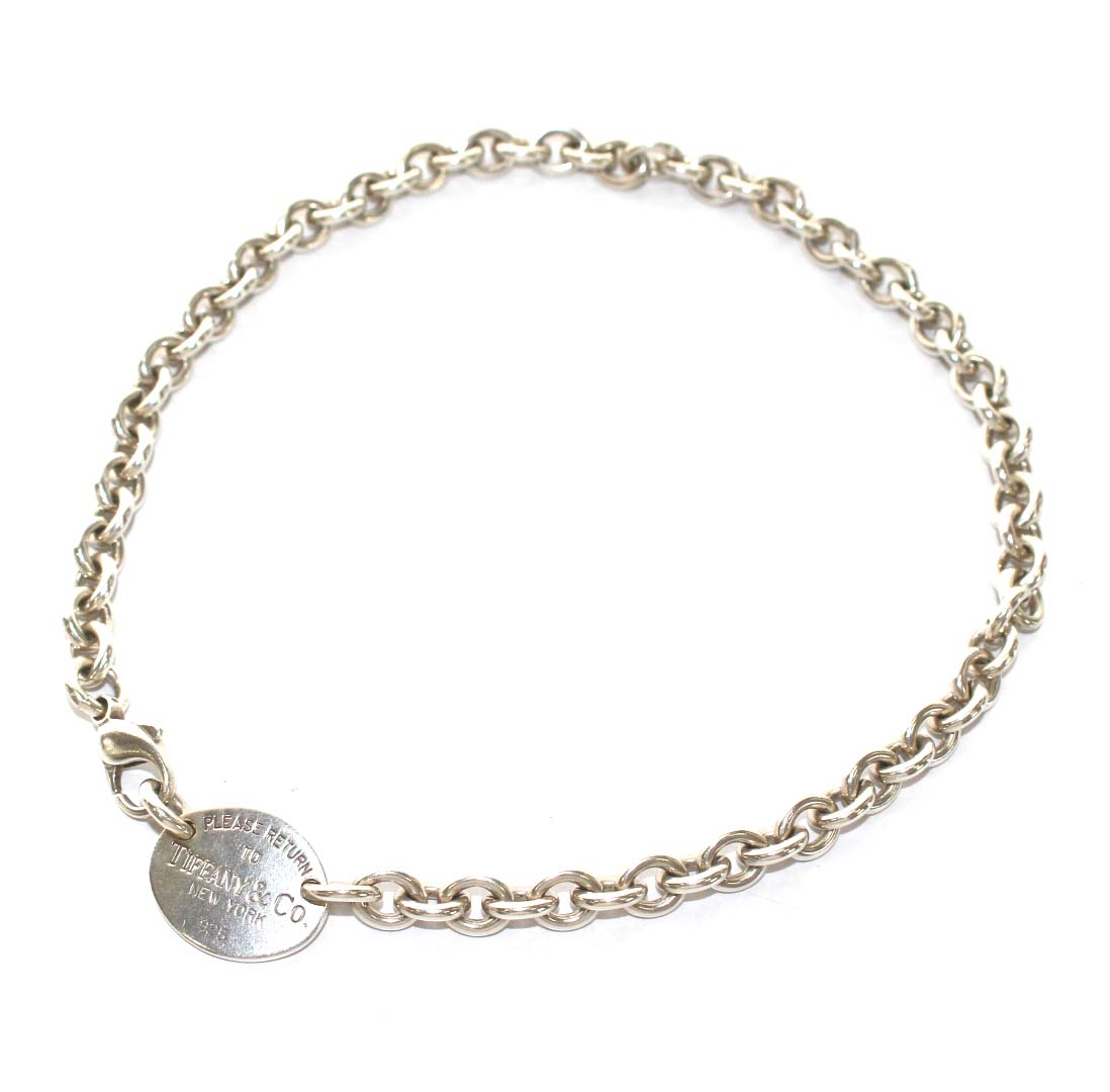 ティファニーリターントゥオーバルドーナツチェーンネックレス925