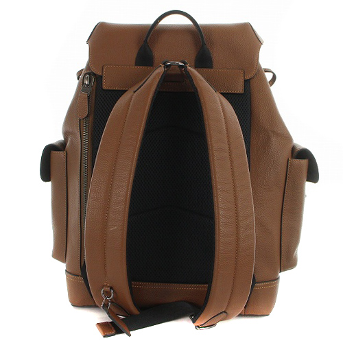 コーチ COACH ハドソン バックパック リュックサック ロゴ 茶色  