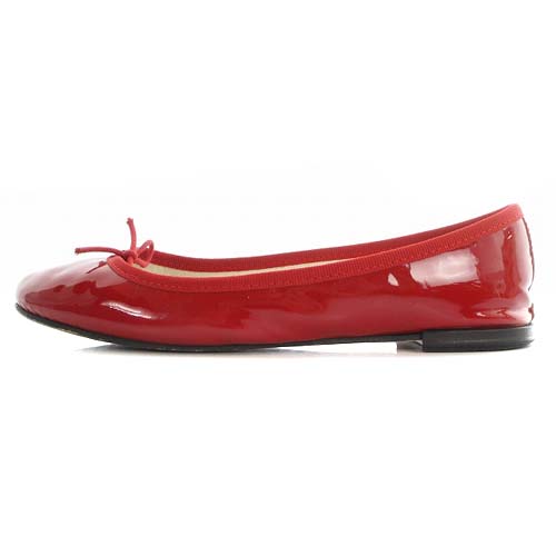 レペット Repetto パンプス エナメル バレエシューズ 37 赤