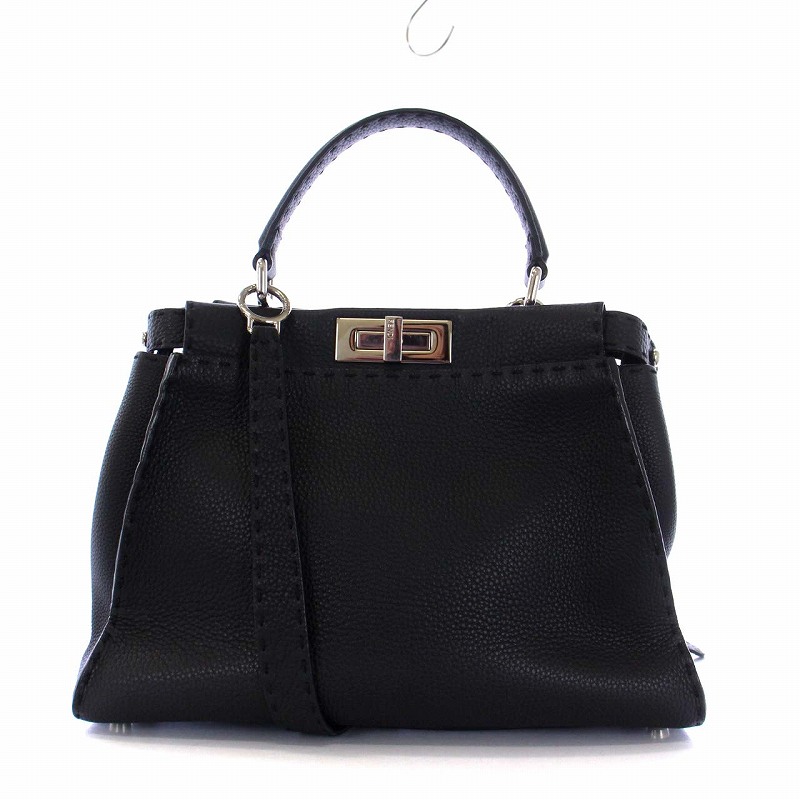 フェンディ FENDI PEEKABOO ピーカブー レギュラー セレリア 2WAY 