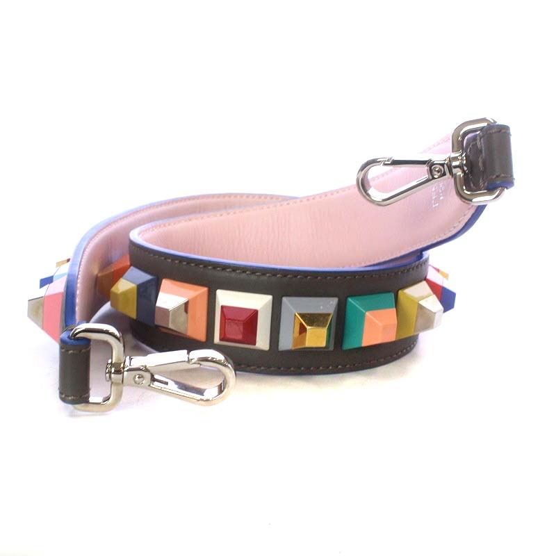フェンディ FENDI ストラップユー ショルダーストラップ スタッズ  