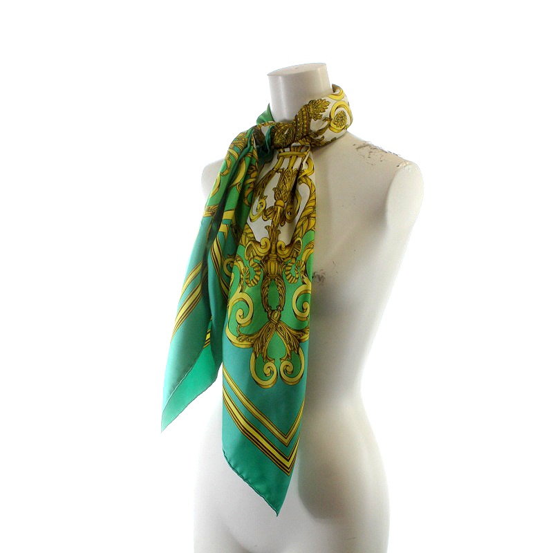 エルメス HERMES LES TUILERIES チュイルリー公園 カレ90 スカーフ 絹