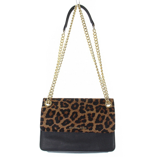 マイケルコース MICHAEL KORS レオパード チェーンショルダーバッグ 