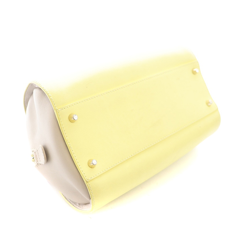 Furla フルラ イエロー/グレー タッセル付きハンドバッグ WB01557_ARE000_1007_3684S_M1.