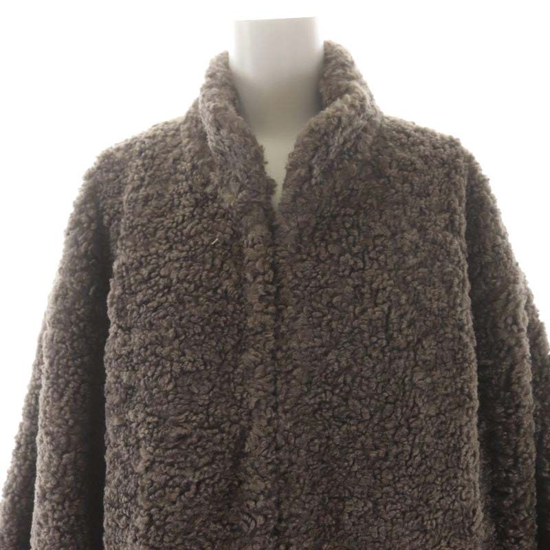 ストラ Stola. 23AW ボアスタンドカラーコート ジャケット ショート