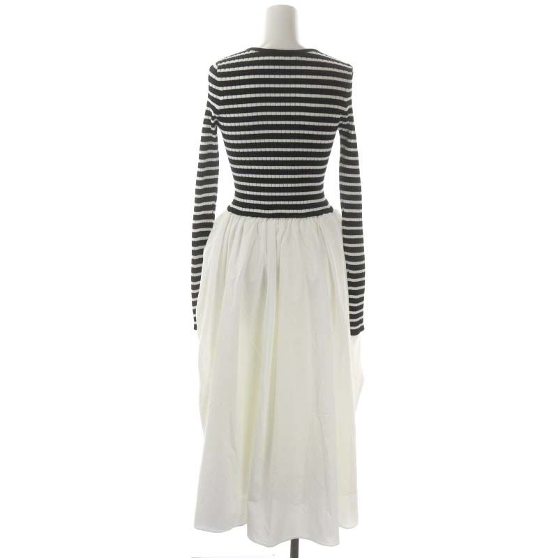 イウエンマトフ AEWEN MATOPH ニット コンビ ロングスリーブワンピース  