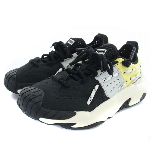 未使用 PUMA PLEXUS プーマ 23.5cm グレー スウェード 厚底 未使用 PUMA PLEXUS プーマ 23.5cm グレー スウェード 厚底