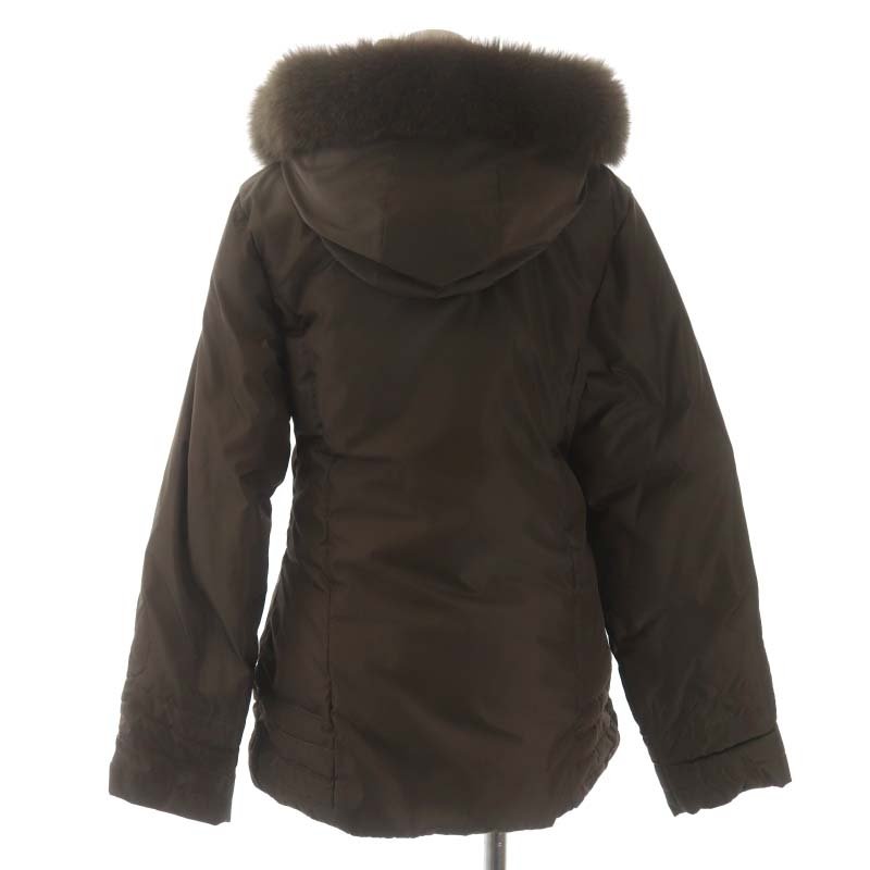 モンクレール MONCLER 茶タグ ファー付き ダウンジャケット アウター  