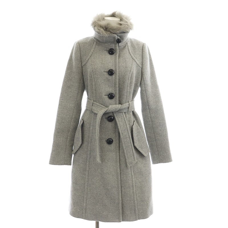 バーバリーブルーレーベル BURBERRY BLUE LABEL アンゴラ混 フォックス 