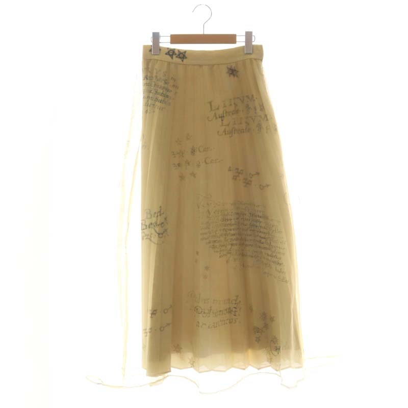 アメリヴィンテージ Ameri VINTAGE 22SS HOROSCOPE SHEER PLEATS SKIRT  