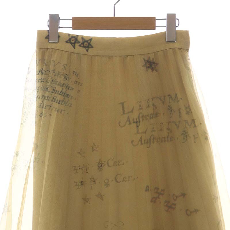 アメリヴィンテージ Ameri VINTAGE 22SS HOROSCOPE SHEER PLEATS SKIRT  