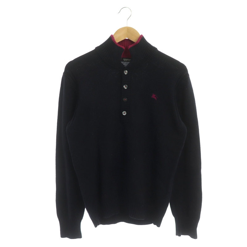 バーバリーブラックレーベル BURBERRY BLACK LABEL ハーフボタン 