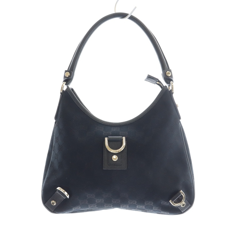グッチ GUCCI アビー GGキャンバス × レザー ワンショルダー  