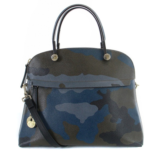 フルラ FURLA パイパー カモフラージュ ハンドバッグ ショルダーバッグ 
