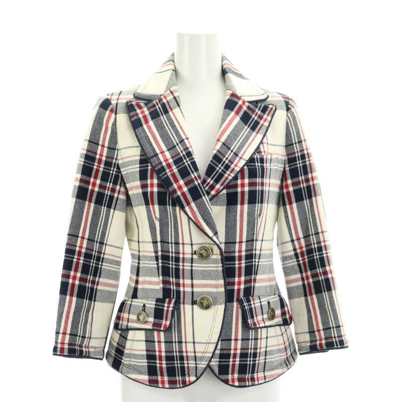 バーバリーブルーレーベル BURBERRY BLUE LABEL チェック ステッチ 