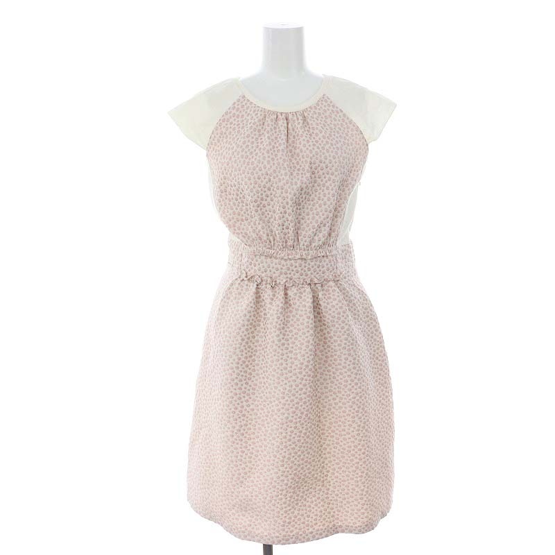 クリスティーナティ ピンクグレーワンピース - メルカリ｜長袖・七分丈 