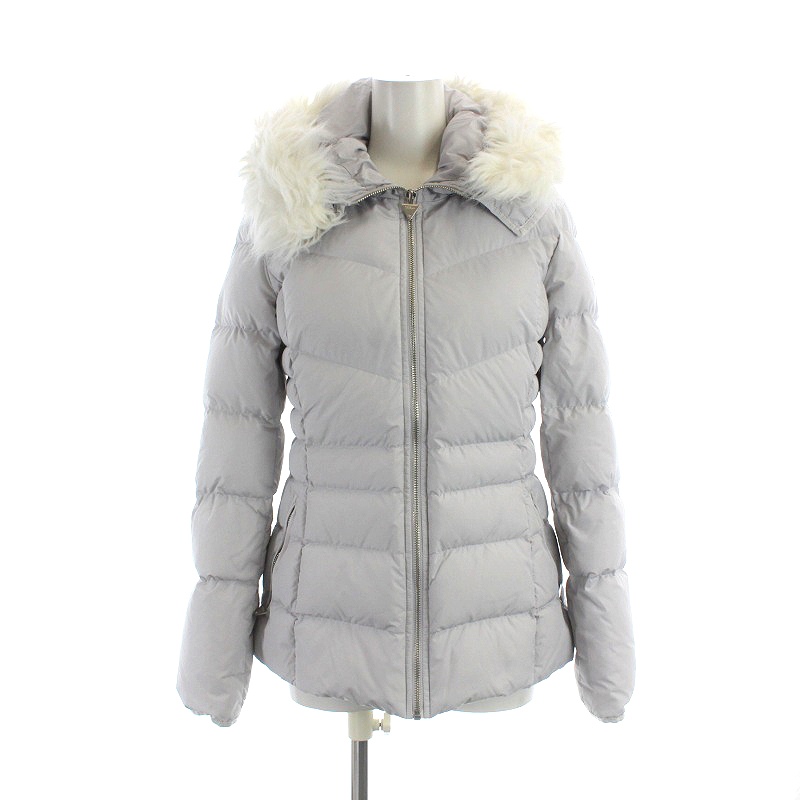 ゲス GUESS FUR HOODED SHORT DOWN JACKET ダウンジャケット ショート 