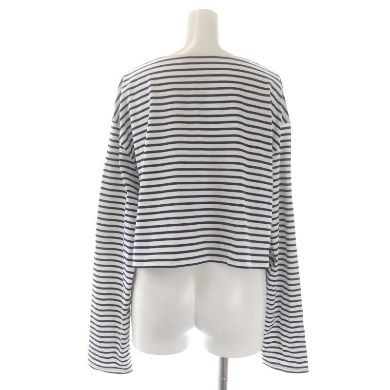 プラダ PRADA 22SS 長袖 ストライプ ジャージー Tシャツ カットソー 