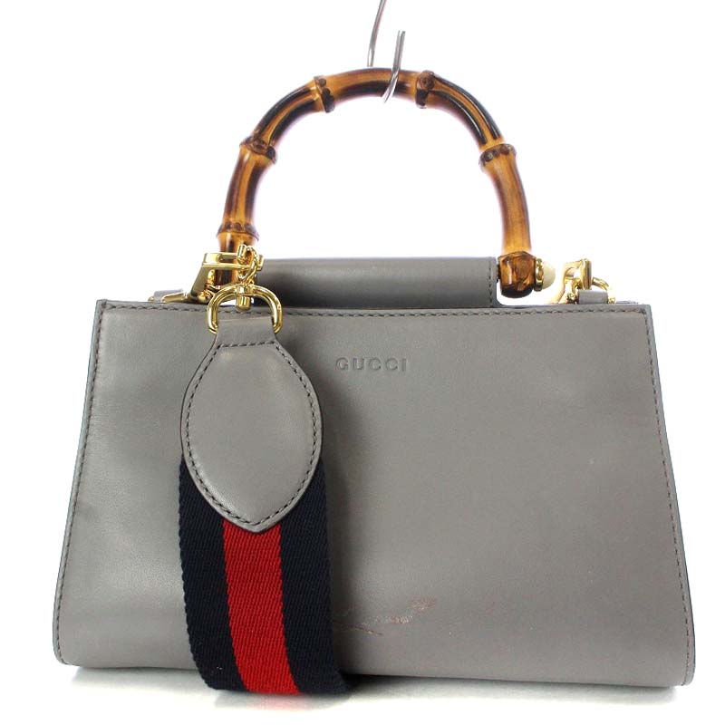 グッチ GUCCI バンブー ニムフェア ハンドバッグ ワンハンドル  