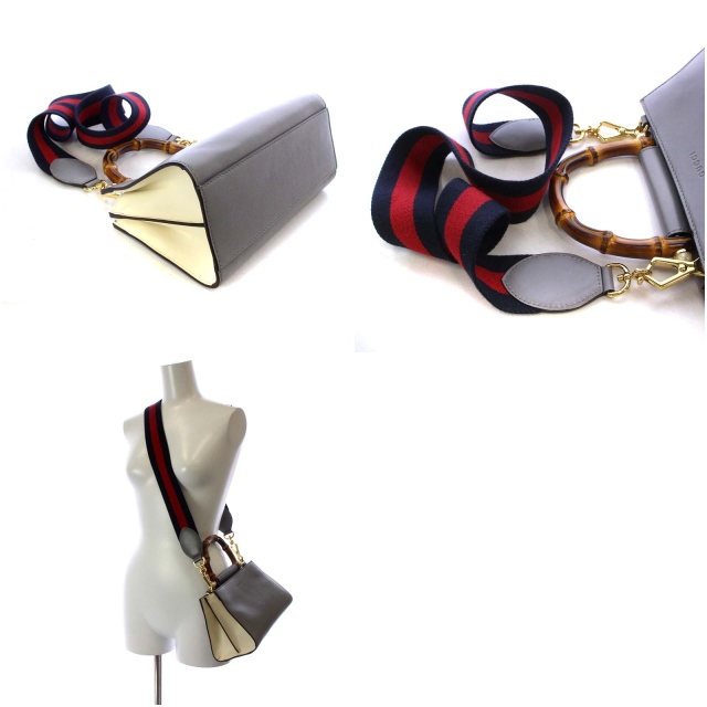 グッチ GUCCI バンブー ニムフェア ハンドバッグ ワンハンドル  