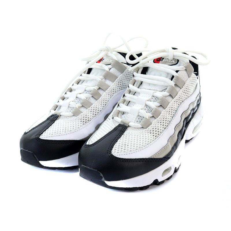 ナイキ NIKE WMNS Air Max 95 White Bone and Black Patent Leather 