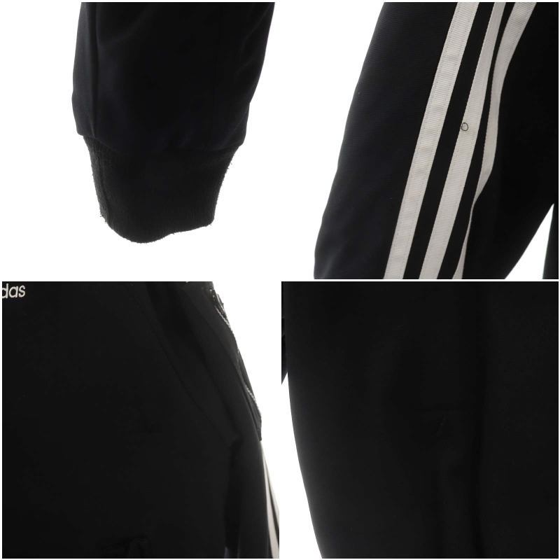 adidas アディダス 黒　ブラック　3本ライン　ブルゾン　MA1 アディダスオリジナルス adidas originals MA-1 スリーライン